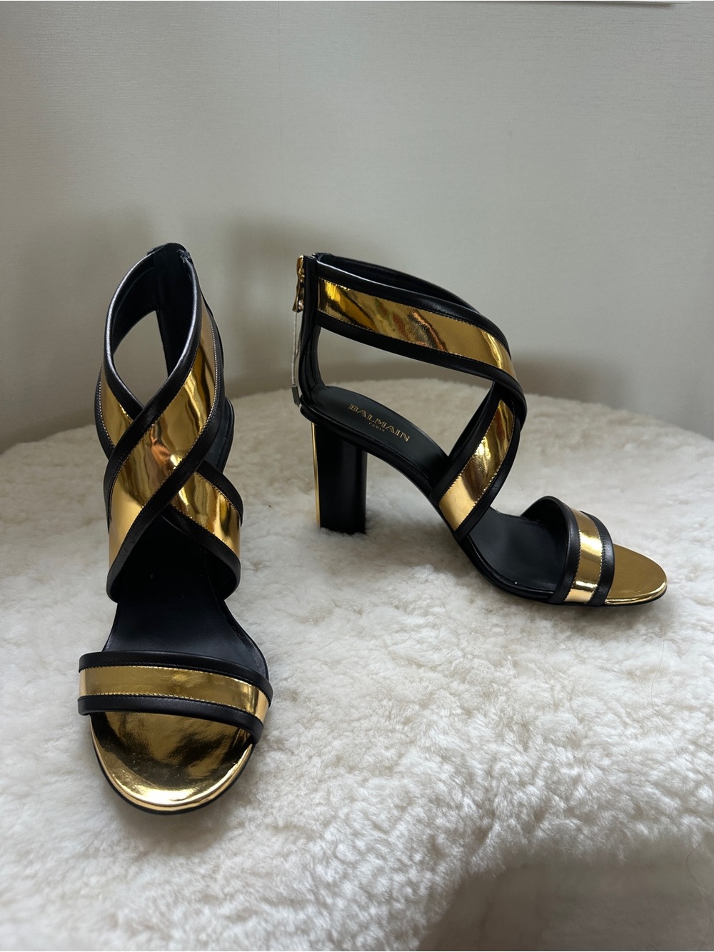 Balmain Leather sandals